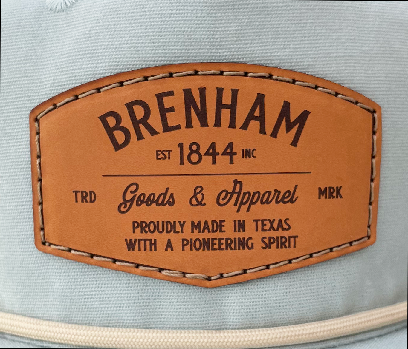Leather Patch Rope Hat