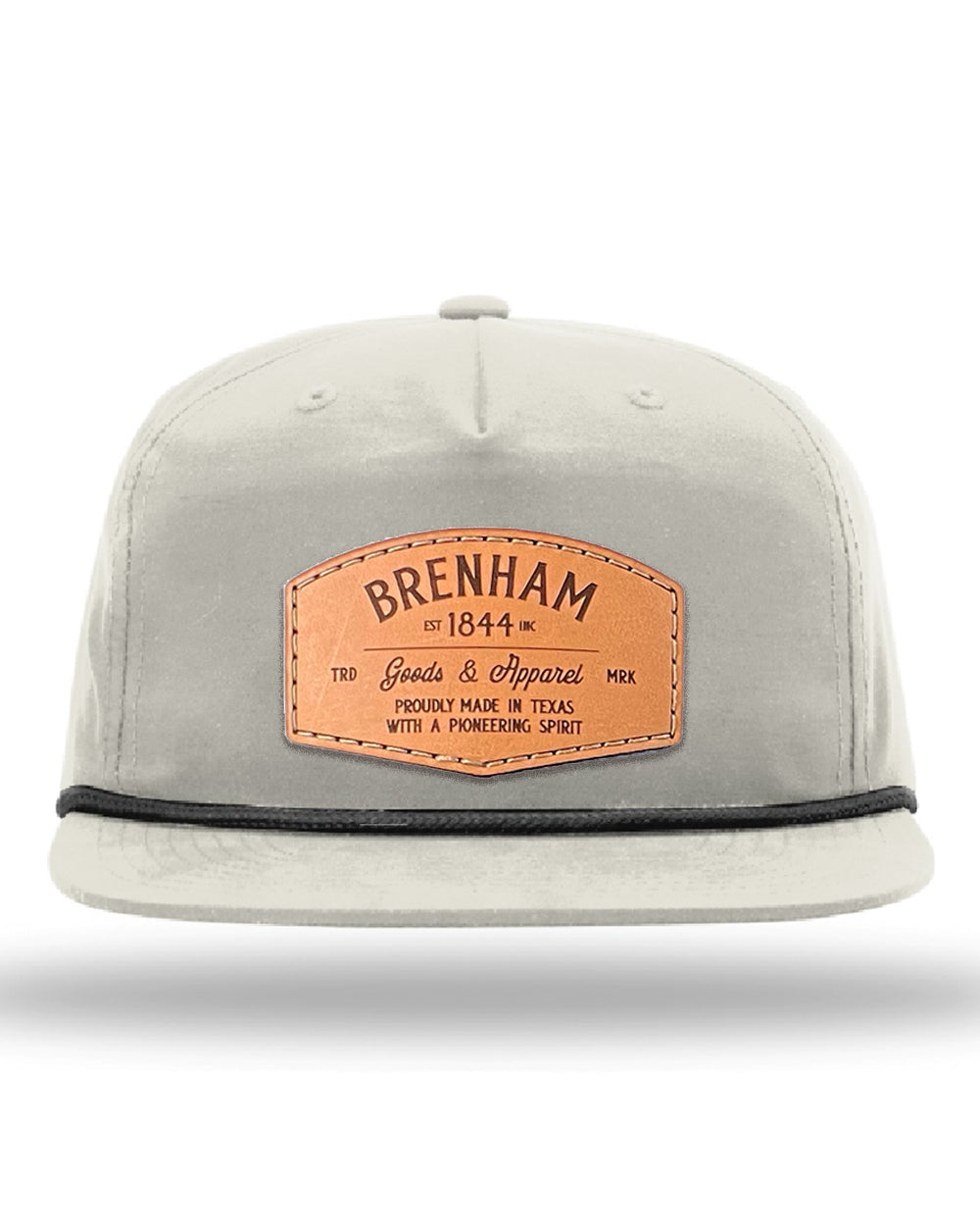 Leather Patch Rope Hat
