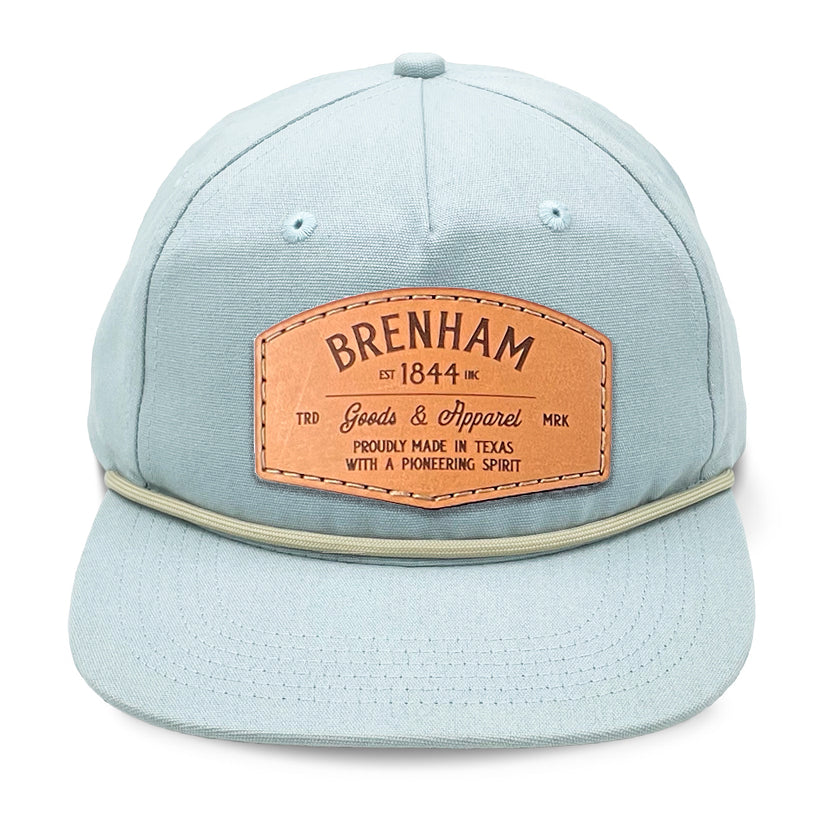 Leather Patch Rope Hat