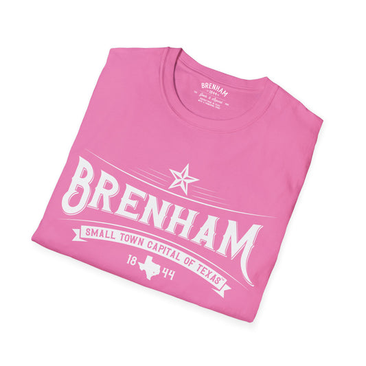 Pink Small Town Capital of Texas® Tee