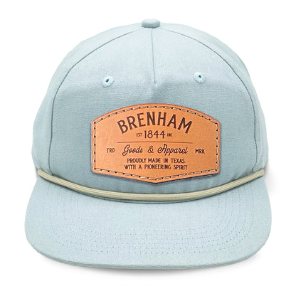 Leather Patch Rope Hat