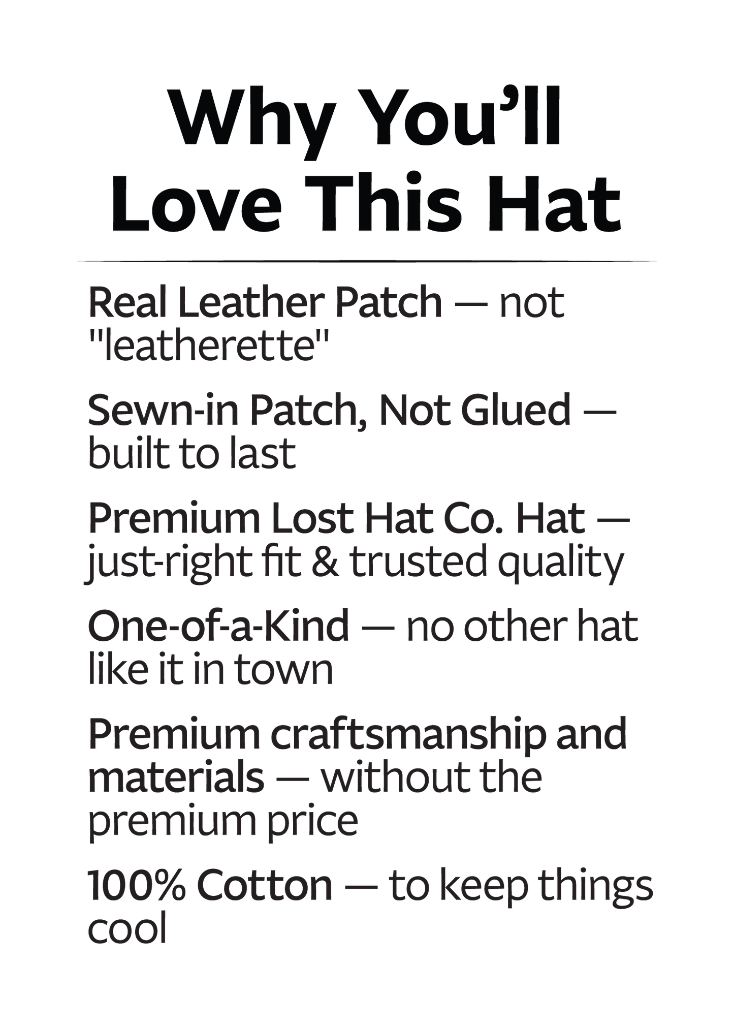 Leather Patch Rope Hat